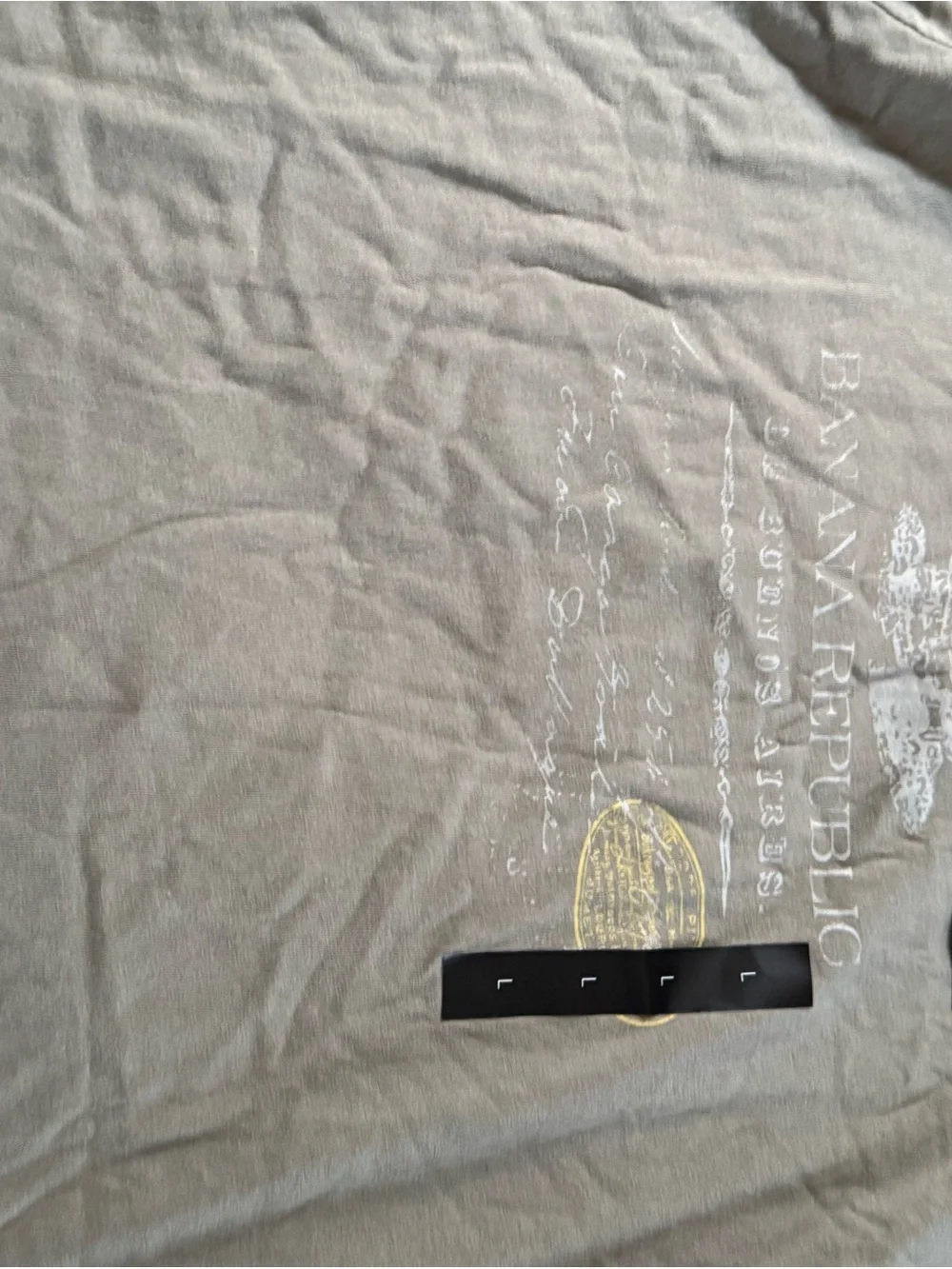 Banana Republic Olive Green Logo Graphic Tee